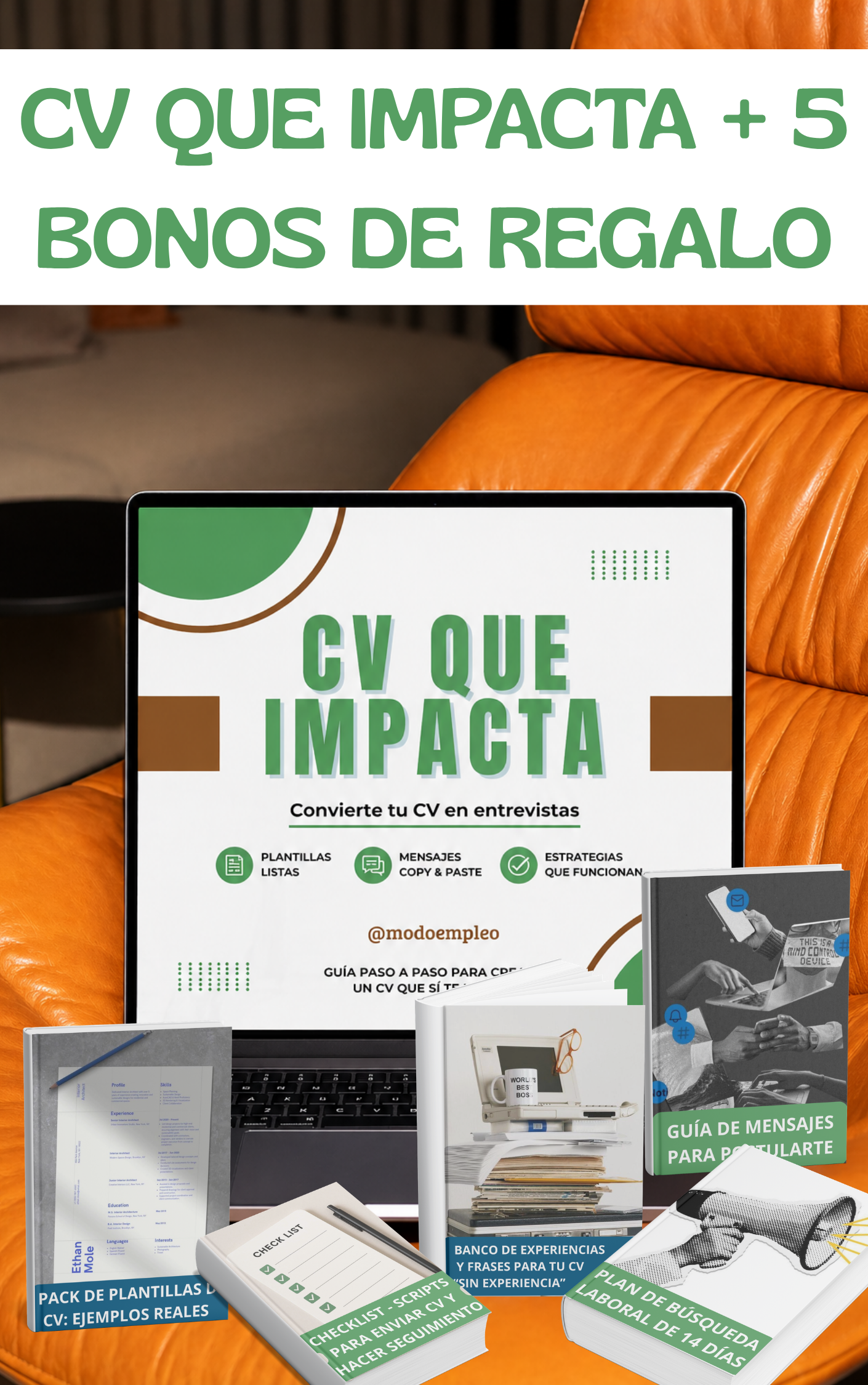 CV que impacta: El método paso a paso para conseguir entrevistas.